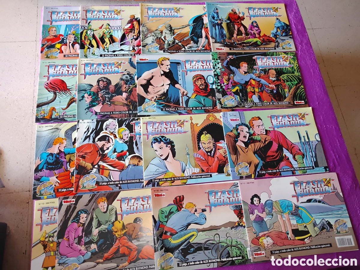 C&oacute;mics: LOTE DE 36 C&Oacute;MICS, COLECCI&Oacute;N FLASH GORDON, EDICI&Oacute;N HIST&Oacute;RICA - Foto 1