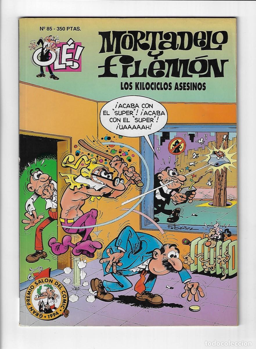 C&oacute;mics: Ediciones B. Colecci&oacute;n Ol&eacute;. Mortadelo y Filem&oacute;n. Con relieve. 85. Primera edici&oacute;n. - Foto 1