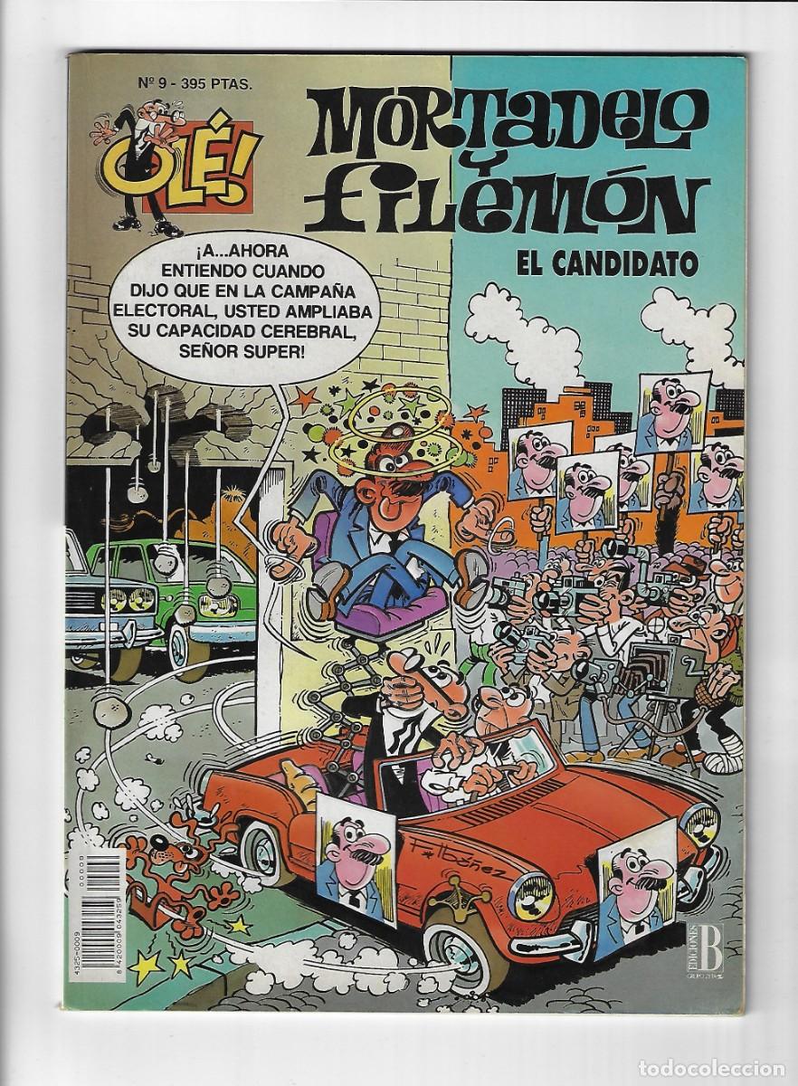 C&oacute;mics: Ediciones B. Colecci&oacute;n Ol&eacute;. Mortadelo y Filem&oacute;n. Con relieve. 9. Primera edici&oacute;n. - Foto 1