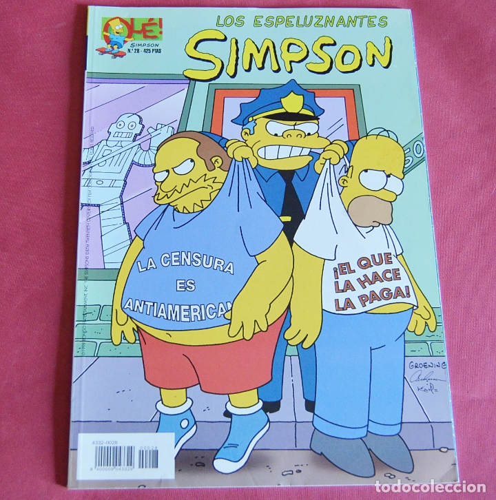 C&oacute;mics: LOS ESPELUZNANTES SIMPSON - OLE - EDICIONES B - Foto 1
