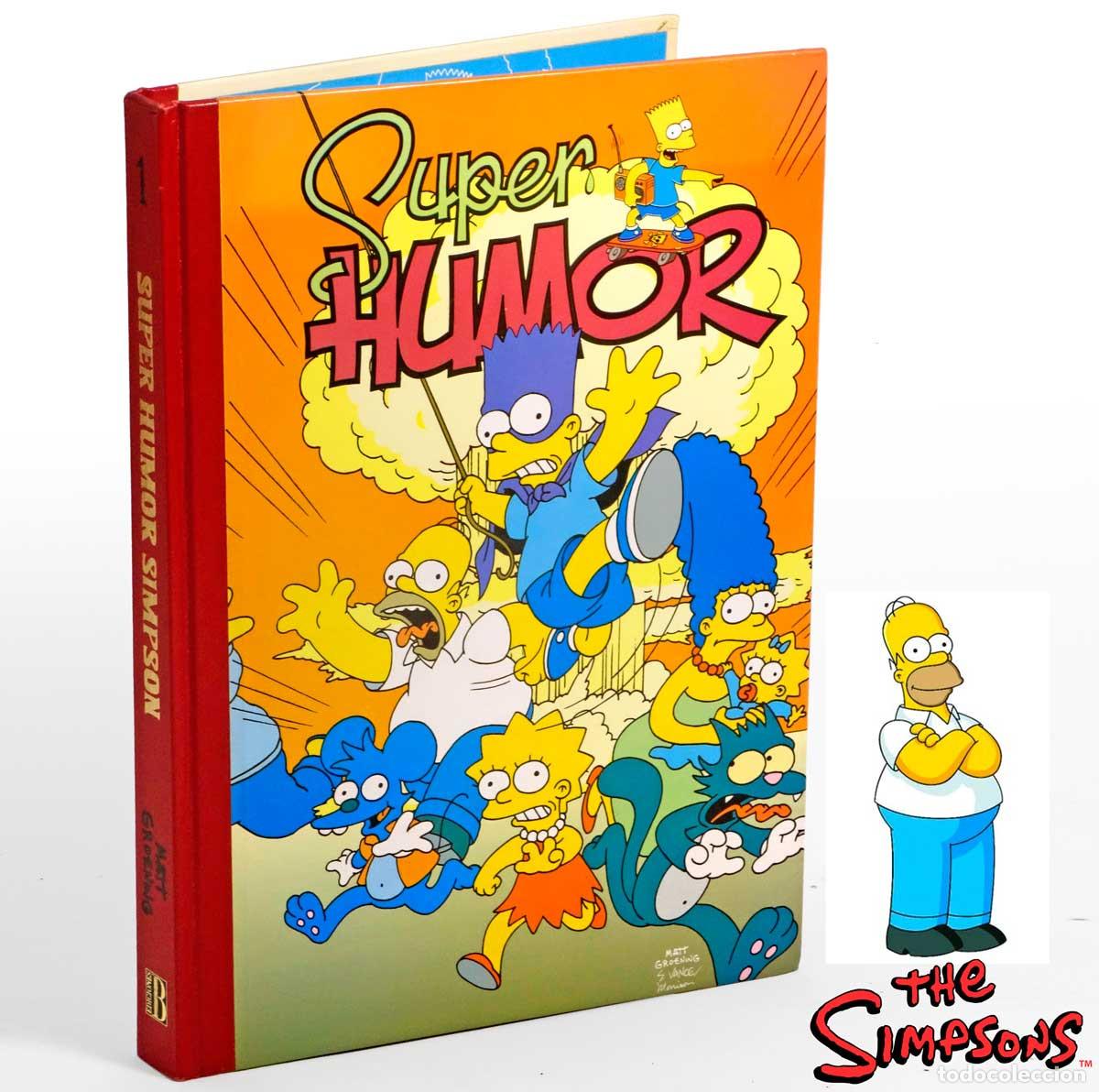 C&oacute;mics: SUPER HUMOR SIMPSON N&ordm; 1. PRIMERA ED. 1996. EDICIONES B - Foto 1