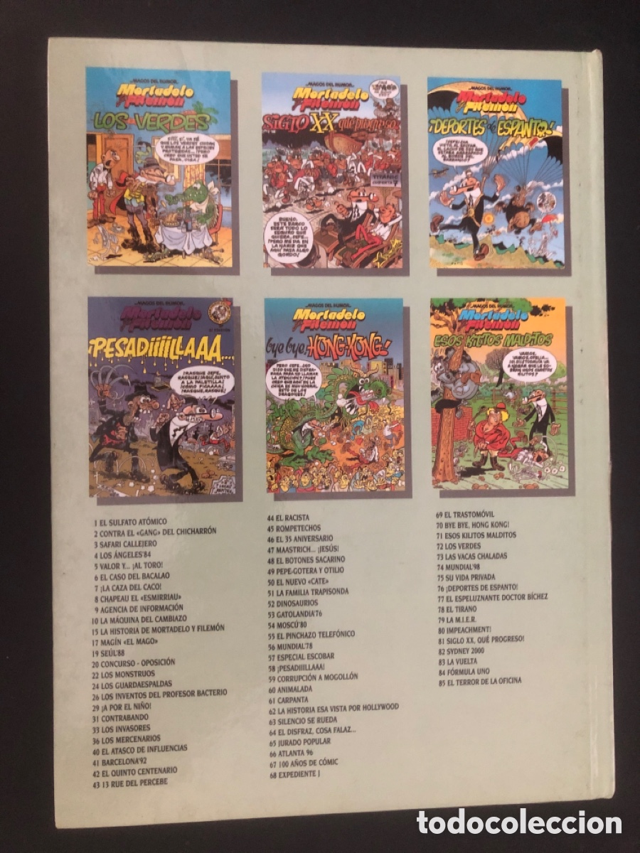 C&oacute;mics: COMIC MAGOS DEL HUMOR MORTADELO Y FILEMON N&ordm; 22 LOS MONSTRUOS EDICIONES B - Foto 2