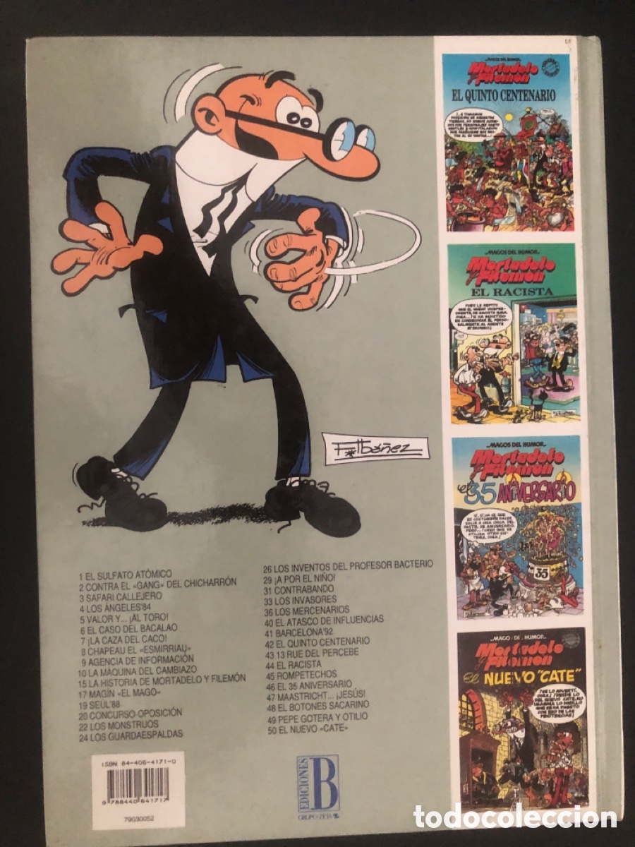 C&oacute;mics: COMIC MAGOS DEL HUMOR MORTADELO Y FILEMON N&ordm; 52 LOS DINOSAURIOS EDICIONES B - Foto 2