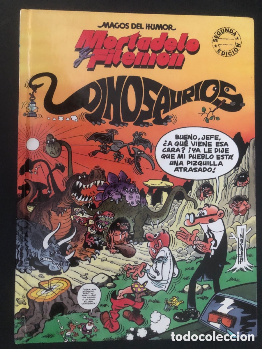 C&oacute;mics: COMIC MAGOS DEL HUMOR MORTADELO Y FILEMON N&ordm; 52 LOS DINOSAURIOS EDICIONES B - Foto 1