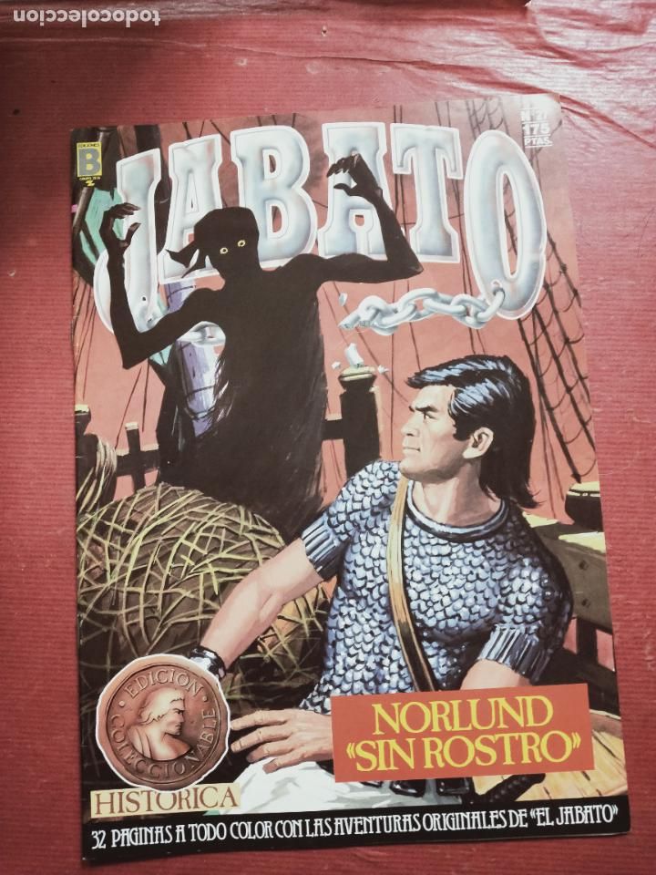 C&oacute;mics: JABATO. EDICION HISTORICA N&ordm; 27. NORLUND SIN ROSTRO. EDICIONES B - Foto 1