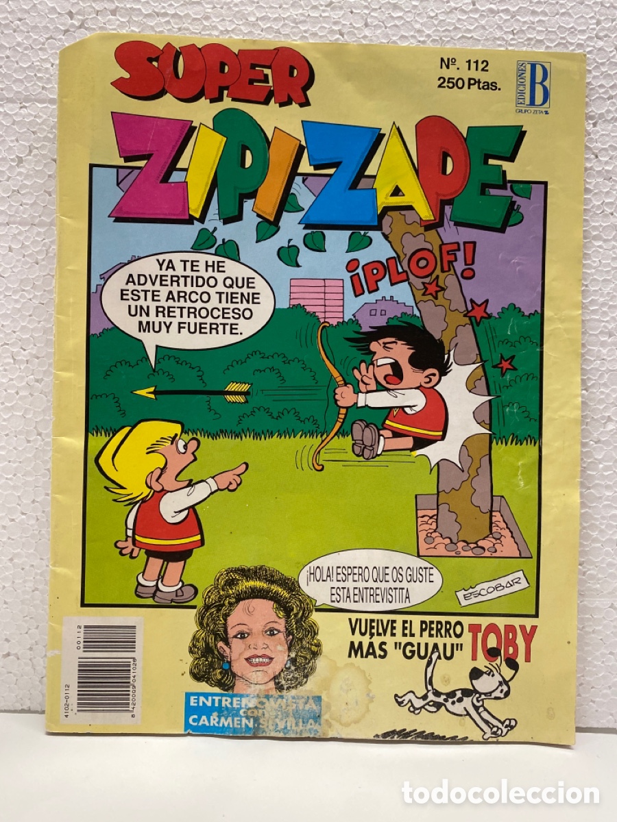 C&oacute;mics: S&Uacute;PER Zipizape 112 - EDICIONES B &laquo;MUY RARO&raquo; - Foto 1