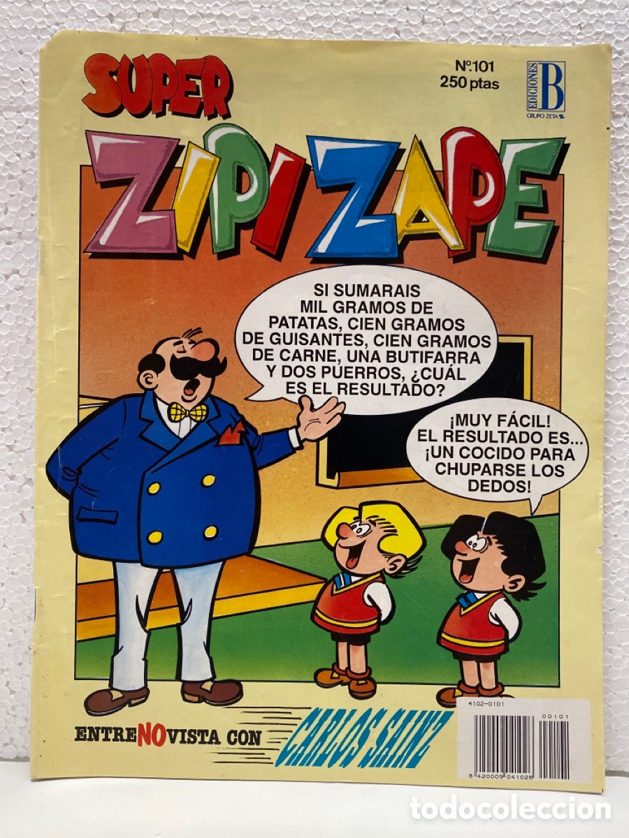 C&oacute;mics: S&Uacute;PER Zipizape 101 - EDICIONES B &laquo;RARO&raquo; - Foto 1