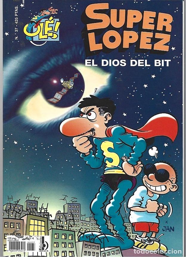 C&oacute;mics: Super L&oacute;pez 37: el dios del bit, 2001, Ediciones B, buen estado - Foto 1