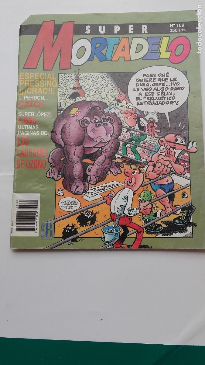 C&oacute;mics: SUPER MORTADELO - N&ordm; 109 - ESPECIAL PRESSING CRAC - EDICIONES B - - Foto 1