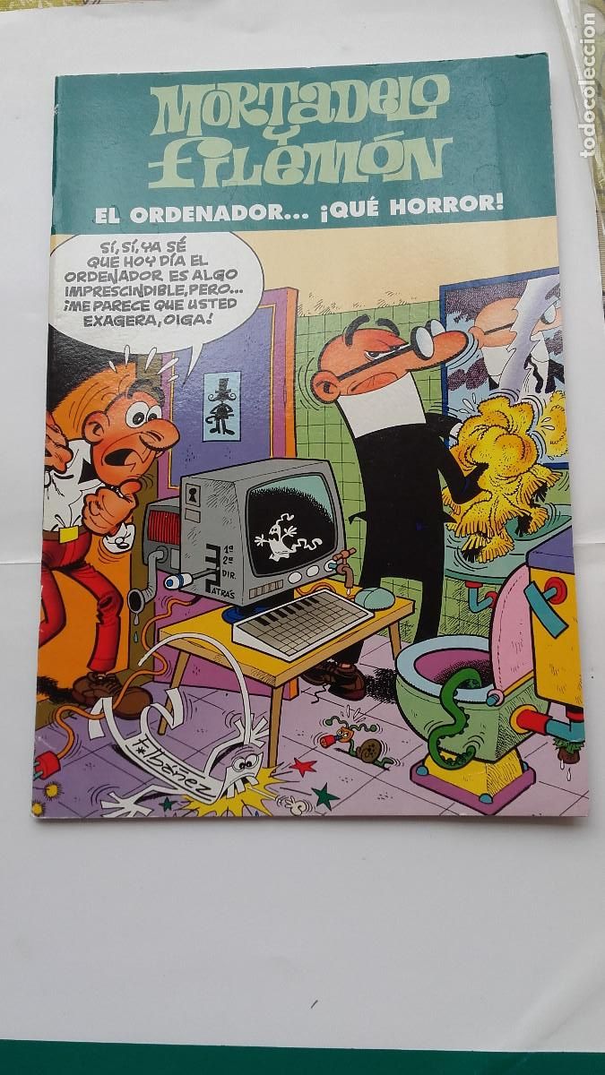 C&oacute;mics: MORTADELO Y FILEMON - EL ORDENADOR... &iexcl;QUE HORROR! - EDICIONES B - Foto 1