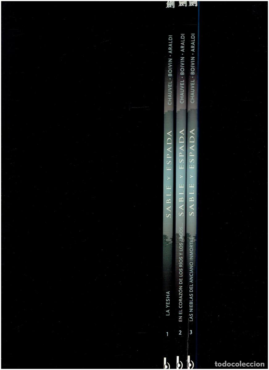 C&oacute;mics: * SABLE Y ESPADA : COMPLETO 3 EJEMPLARES * (TODO LO PUBLICADO) * EDICIONES B 2008 * - Foto 2