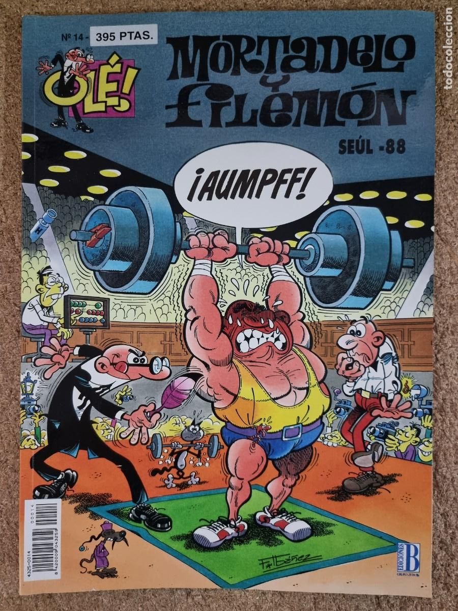 C&oacute;mics: Mortadelo y Filemon 14.Seul 88.1&ordf; edicion.relieve.Ediciones B - Foto 1