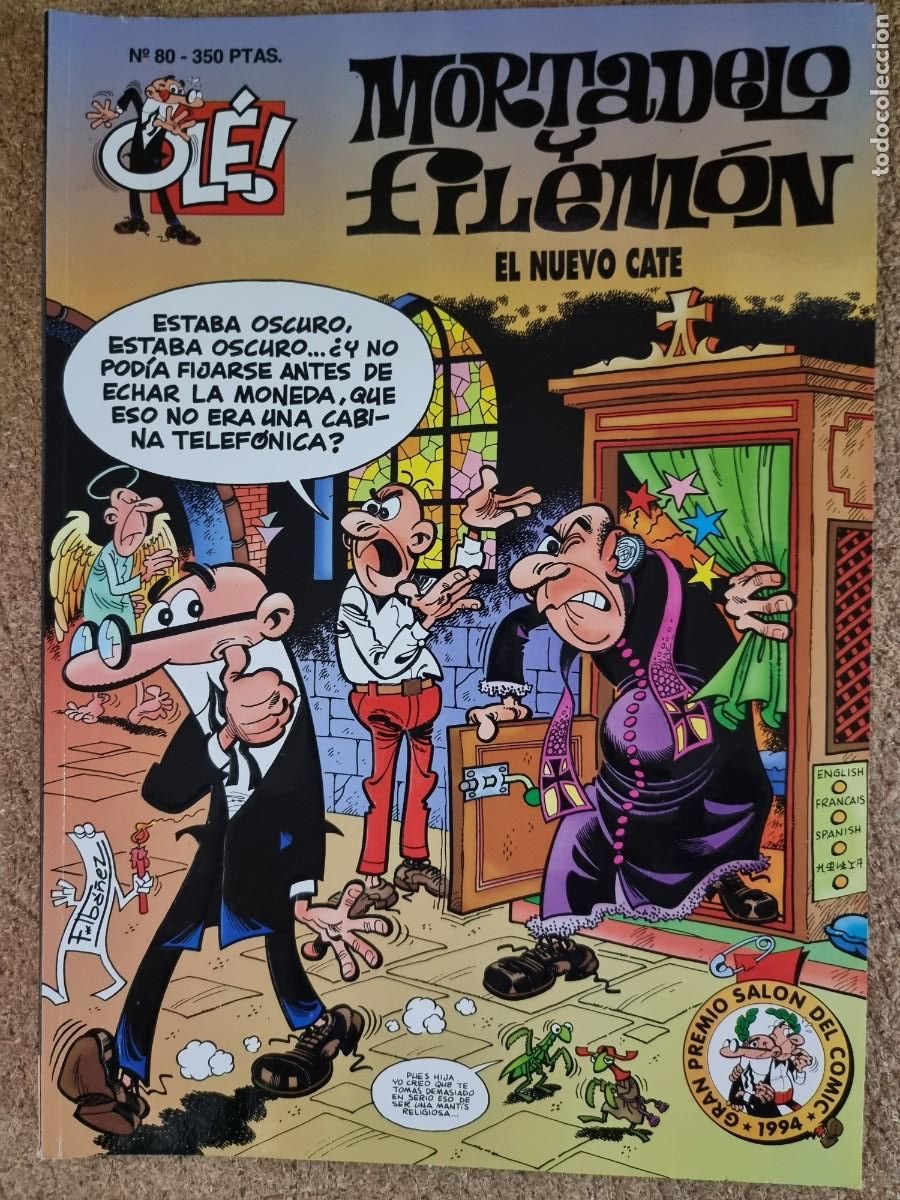 C&oacute;mics: Mortadelo y Filemon 80.El Nuevo Cate.1&ordf; edicion.relieve.Ediciones B - Foto 1