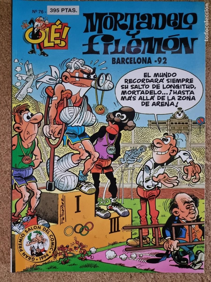 C&oacute;mics: Mortadelo y Filemon 76.Barcelona 92.1&ordf; edicion.relieve.Ediciones B - Foto 1