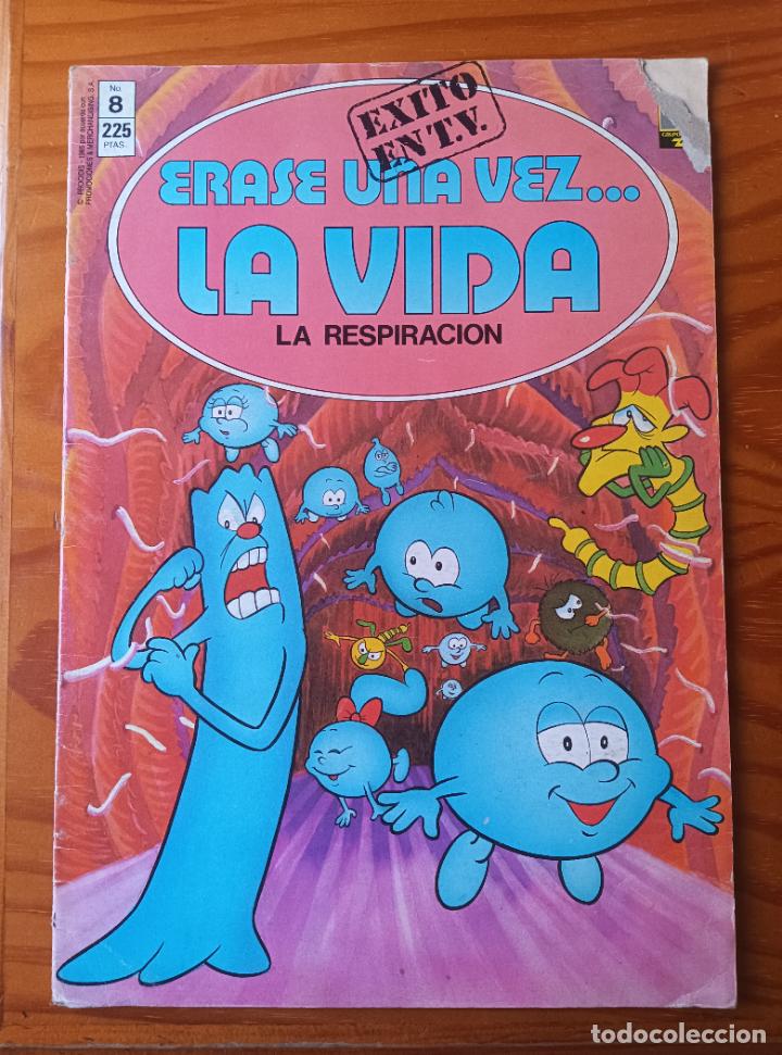 C&oacute;mics: ERASE UNA VEZ... LA VIDA N&ordm; 8, LA RESPIRACION - COMIC DE EDICIONES B. - Foto 1