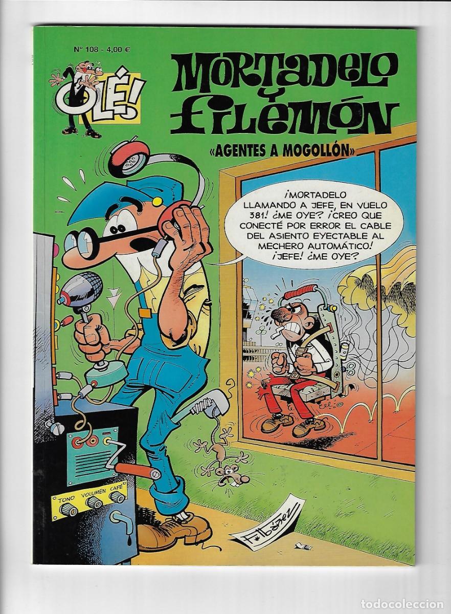 C&oacute;mics: Ediciones B. Colecci&oacute;n Ol&eacute; Mortadelo y Filem&oacute;n. 108 - Foto 1
