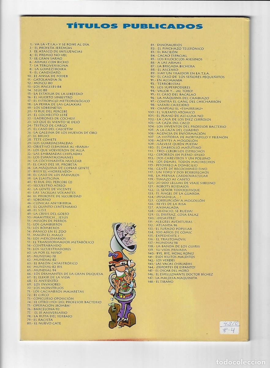 C&oacute;mics: Ediciones B. Colecci&oacute;n Ol&eacute; Mortadelo y Filem&oacute;n. 18 - Foto 2