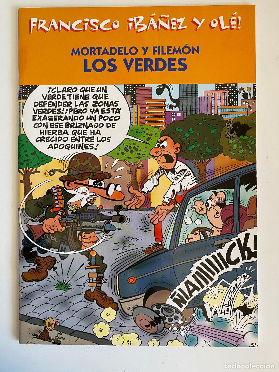 C&oacute;mics: MORTADELO Y FILEMON. LOS VERDES. COL. FRANCISCO IBA&Ntilde;EZ Y OLE - Foto 1
