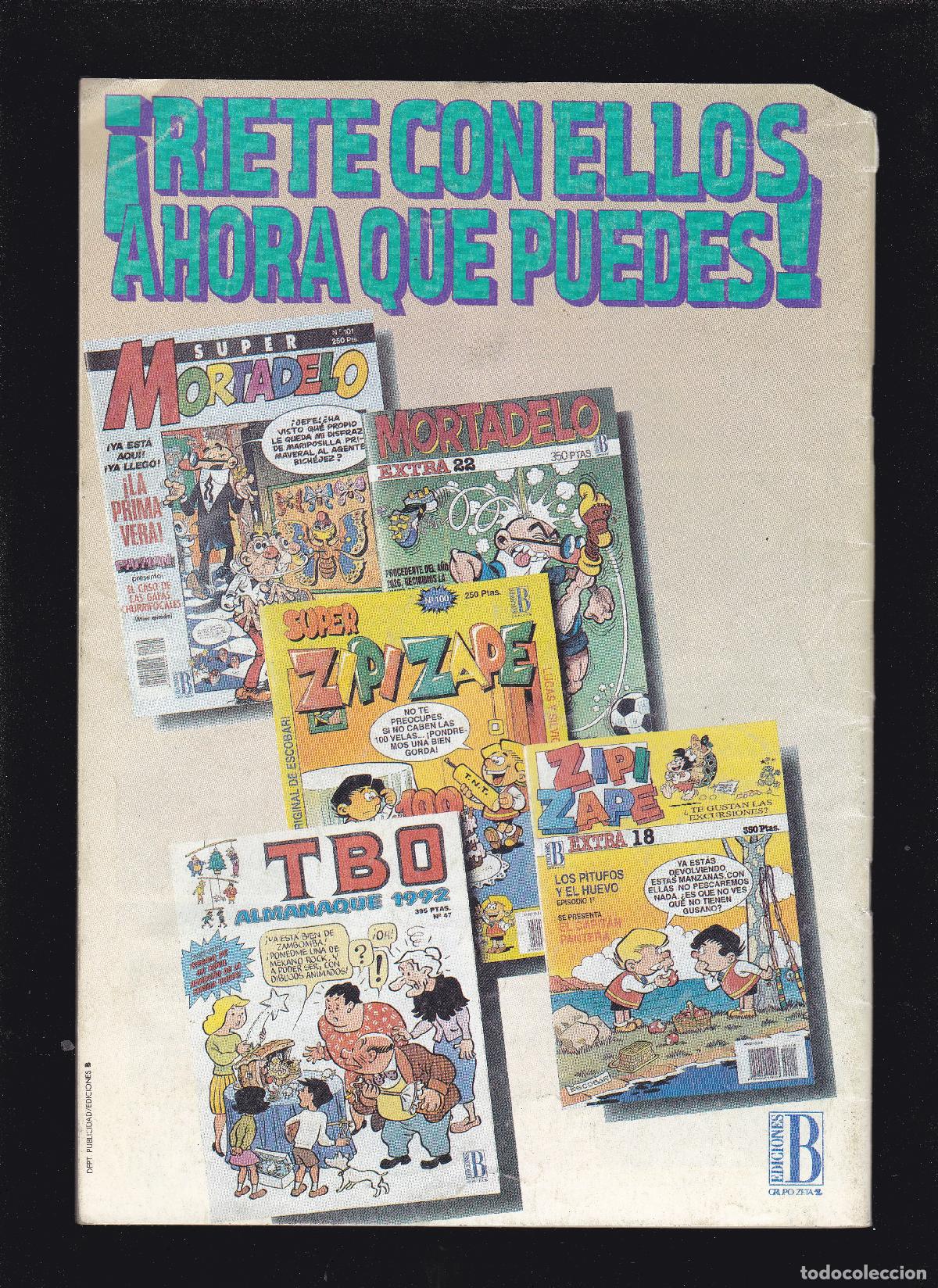 C&oacute;mics: MORTADELO EXTRA - N&ordm; 28 - 1992 - EDICIONES B - Foto 2