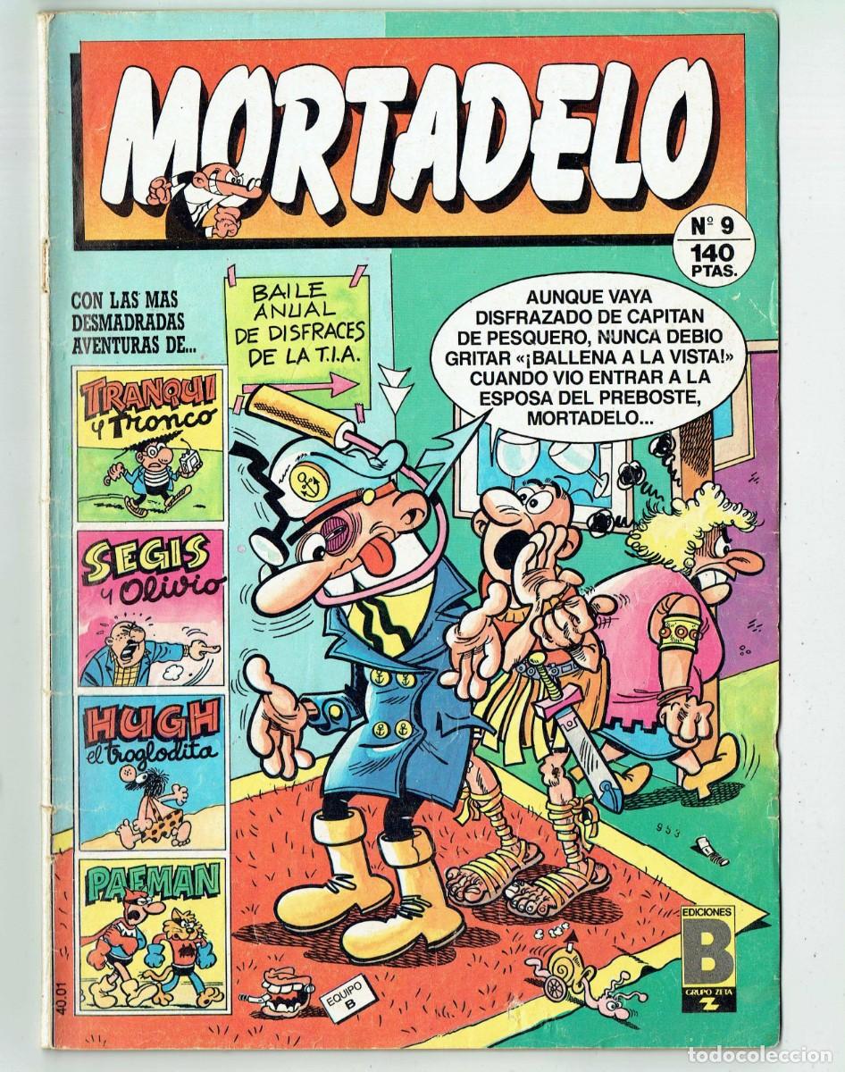 C&oacute;mics: MORTADELO. N&ordm; 9. EDICIONES B. 1987. (B/56.1) - Foto 1