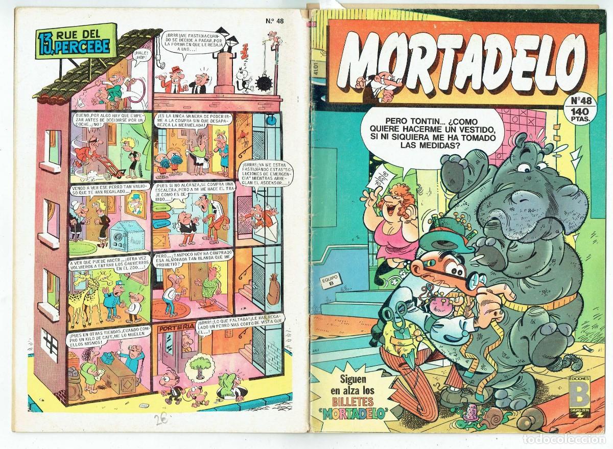 C&oacute;mics: MORTADELO. N&ordm; 48. EDICIONES B. 1987. (B/56.1) - Foto 1