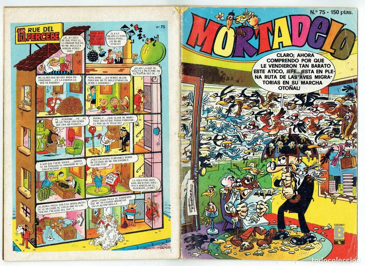 C&oacute;mics: MORTADELO. N&ordm; 75. EDICIONES B. 1988. (B/56.1) - Foto 1