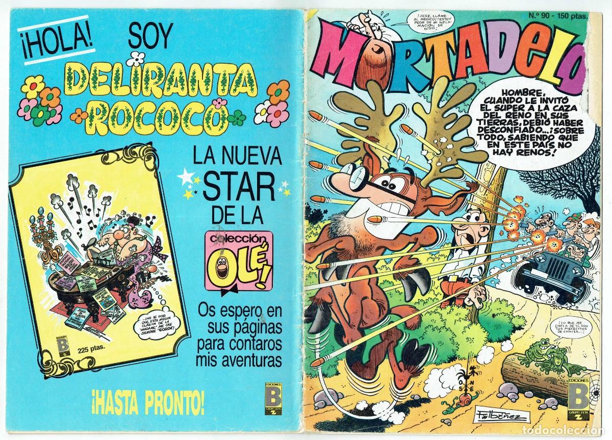 C&oacute;mics: MORTADELO. N&ordm; 90. EDICIONES B. 1989. (B/56.1) - Foto 1