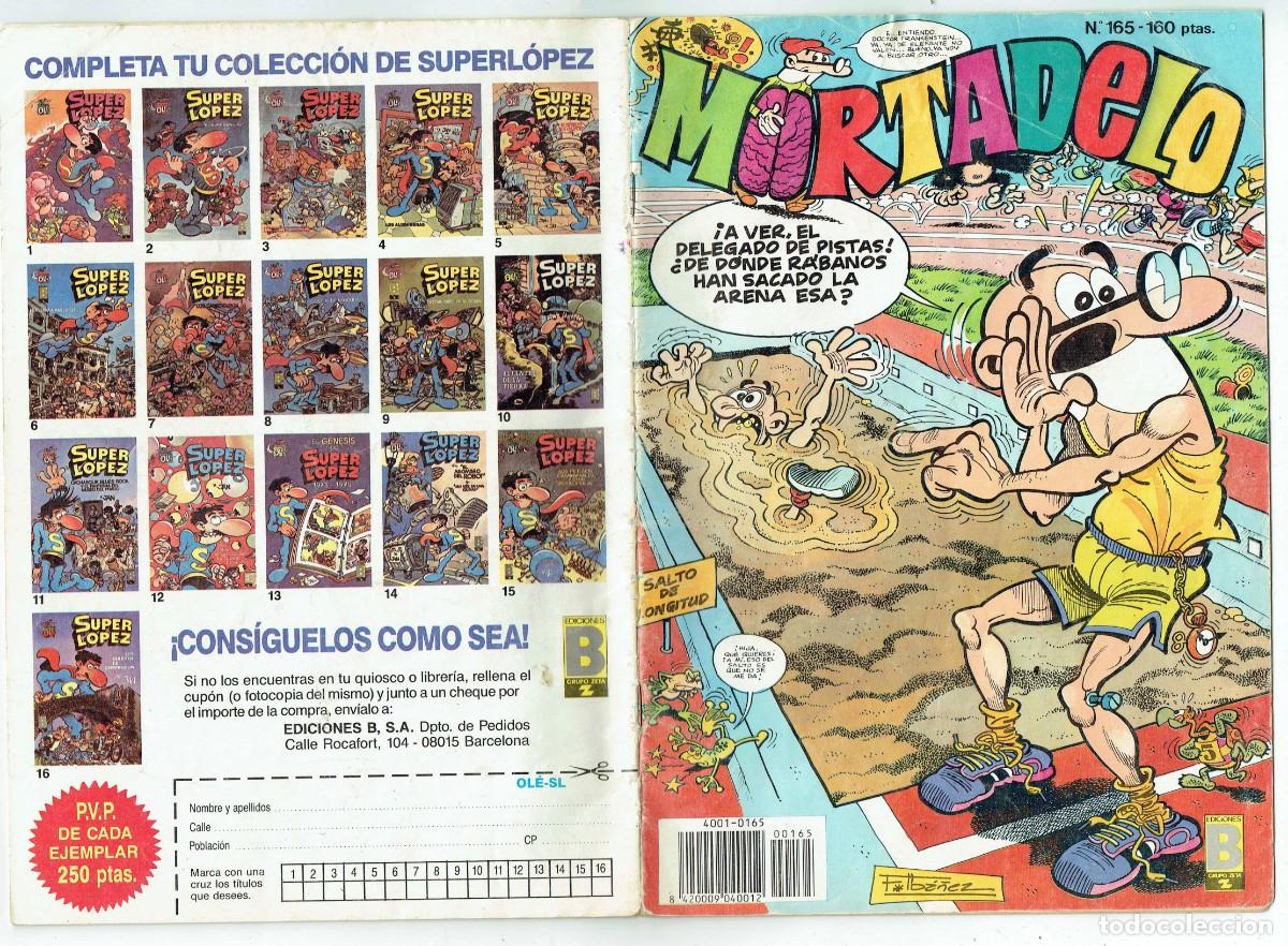 C&oacute;mics: MORTADELO. N&ordm; 165. EDICIONES B. 1990. (B/56.1) - Foto 1