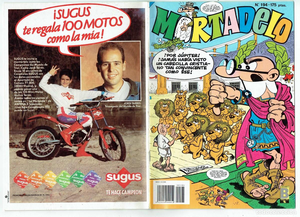 C&oacute;mics: MORTADELO. N&ordm; 194. EDICIONES B. 1991. (B/56.1) - Foto 1