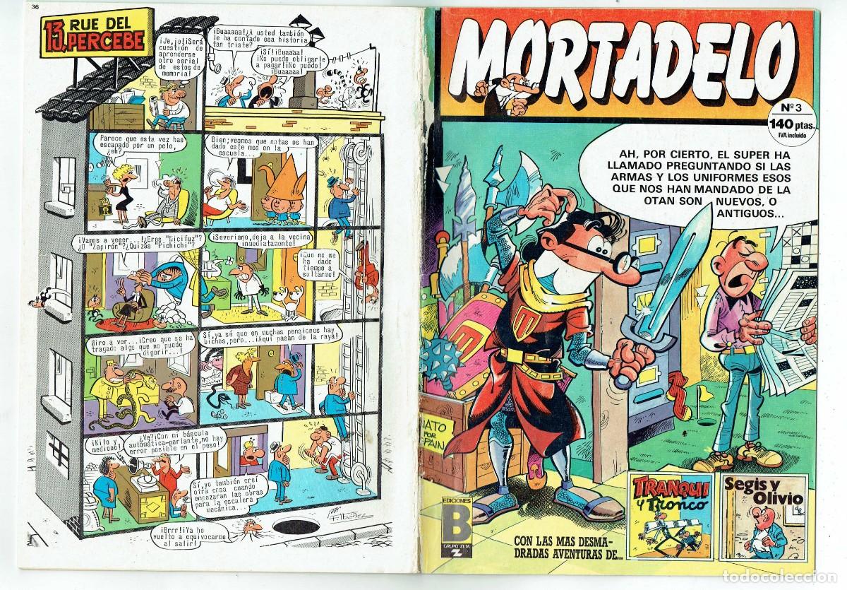 C&oacute;mics: MORTADELO. N&ordm; 3. EDICIONES B. 1987. (B/56.1) - Foto 1