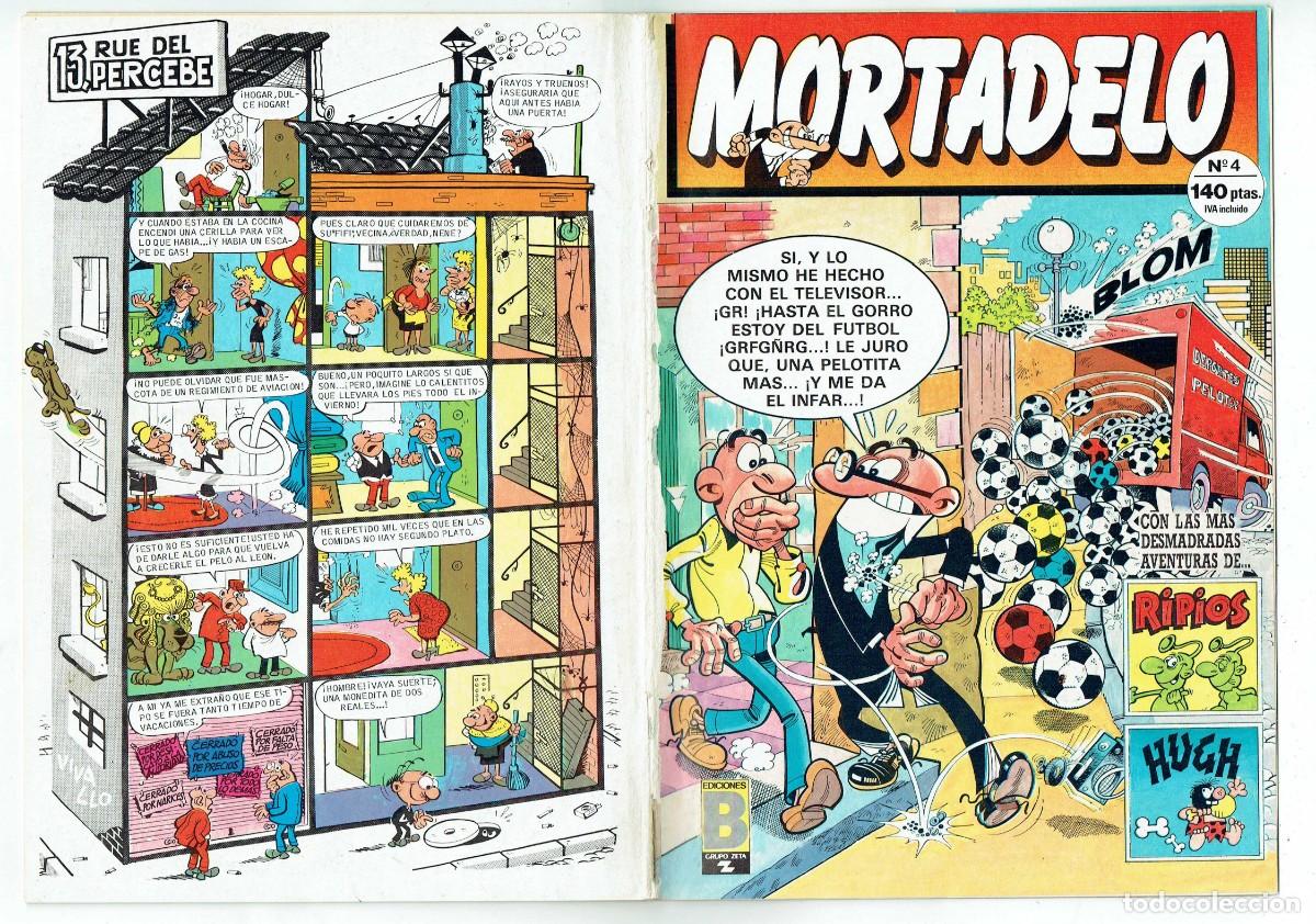 C&oacute;mics: MORTADELO. N&ordm; 4. EDICIONES B. 1987. (B/56.1) - Foto 1