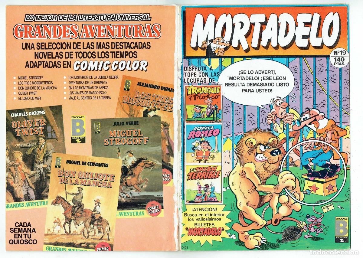 C&oacute;mics: MORTADELO. N&ordm; 19. EDICIONES B. 1987. (B/56.1) - Foto 1