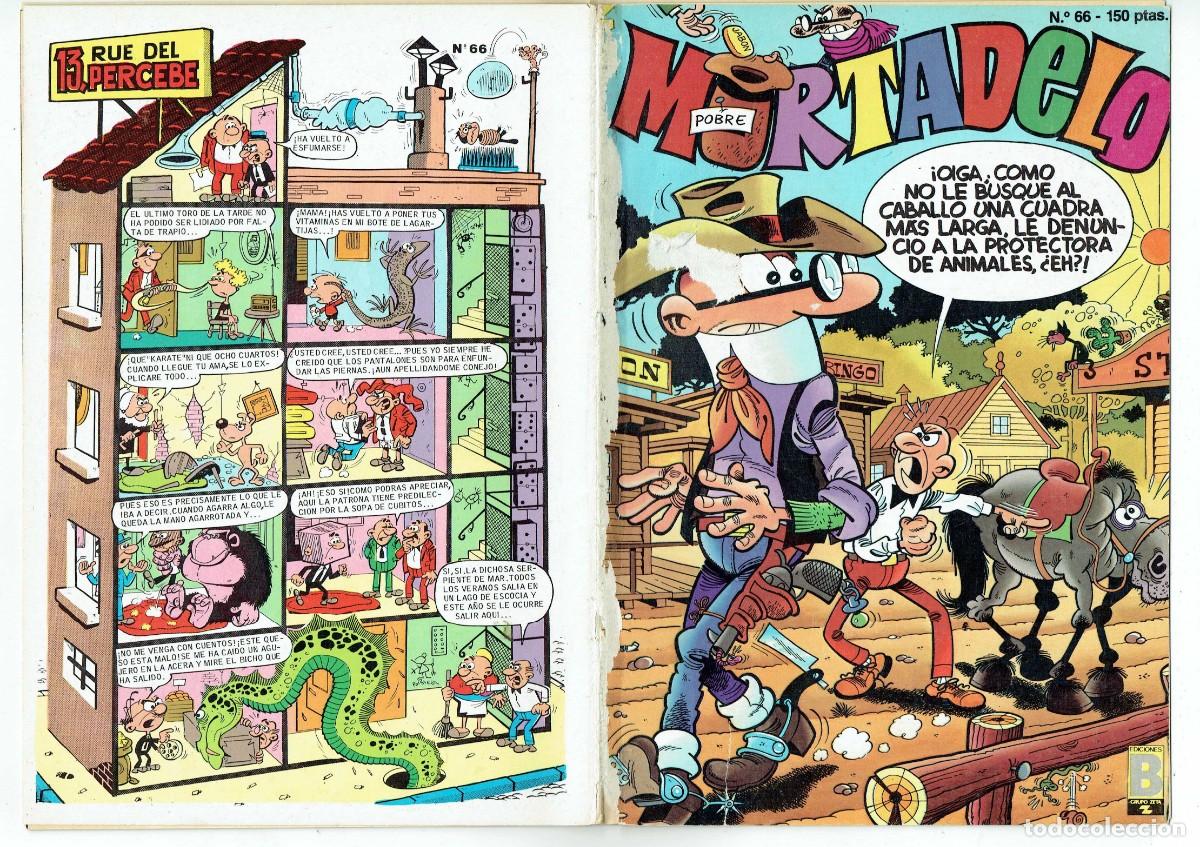 C&oacute;mics: MORTADELO. N&ordm; 66. EDICIONES B. 1987. (B/56.1) - Foto 1
