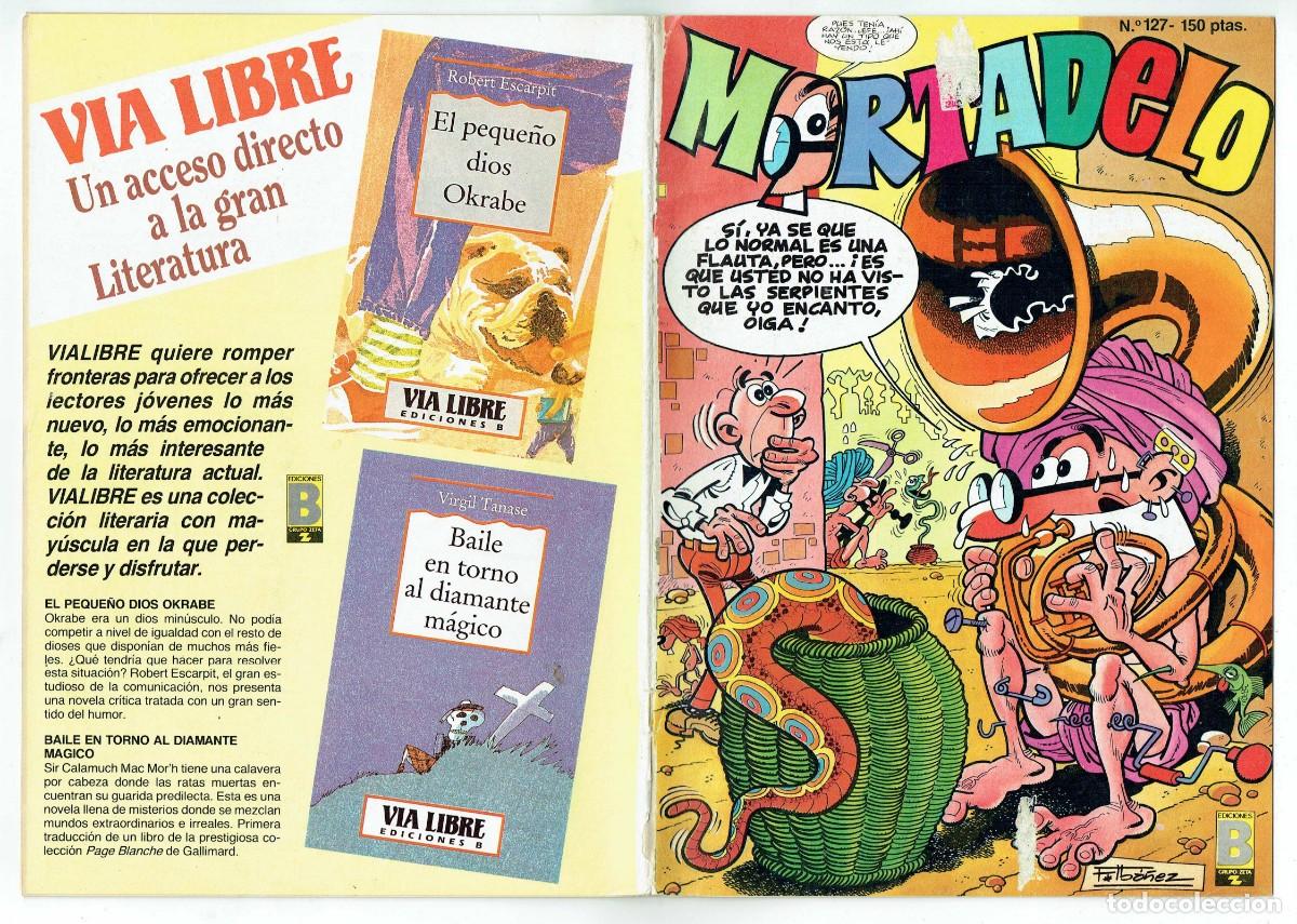 C&oacute;mics: MORTADELO. N&ordm; 127. EDICIONES B. 1989. (B/56.1) - Foto 1