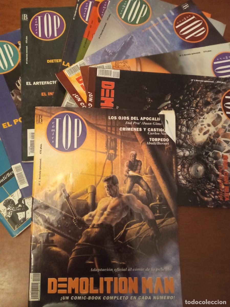 C&oacute;mics: TOP COMICS COLECCION COMPLETA DE 10 N&Uacute;MEROS EDICIONES B A&Ntilde;O 1994 - Foto 1