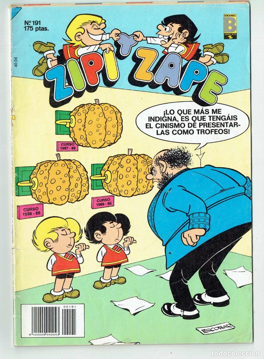 C&oacute;mics: ZIPI Y ZAPE. N&ordm; 191. EDICIONES B. 1991. (B/56.1) - Foto 1