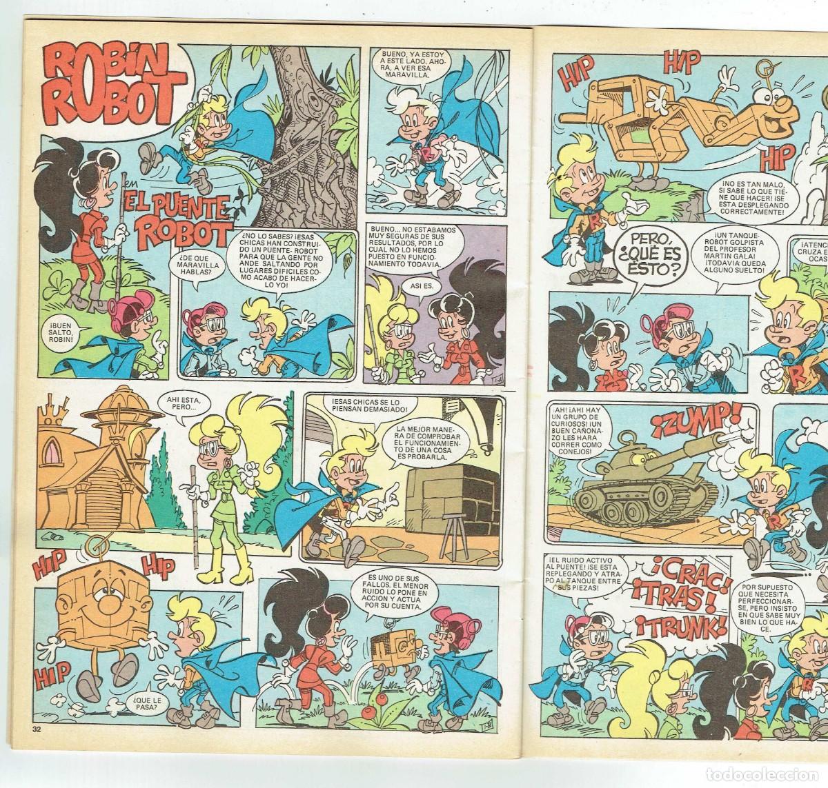 C&oacute;mics: ZIPI Y ZAPE. N&ordm; 77. ROB&Iacute;N ROBOT / EDICIONES B. 1987. (B/56.1) - Foto 2