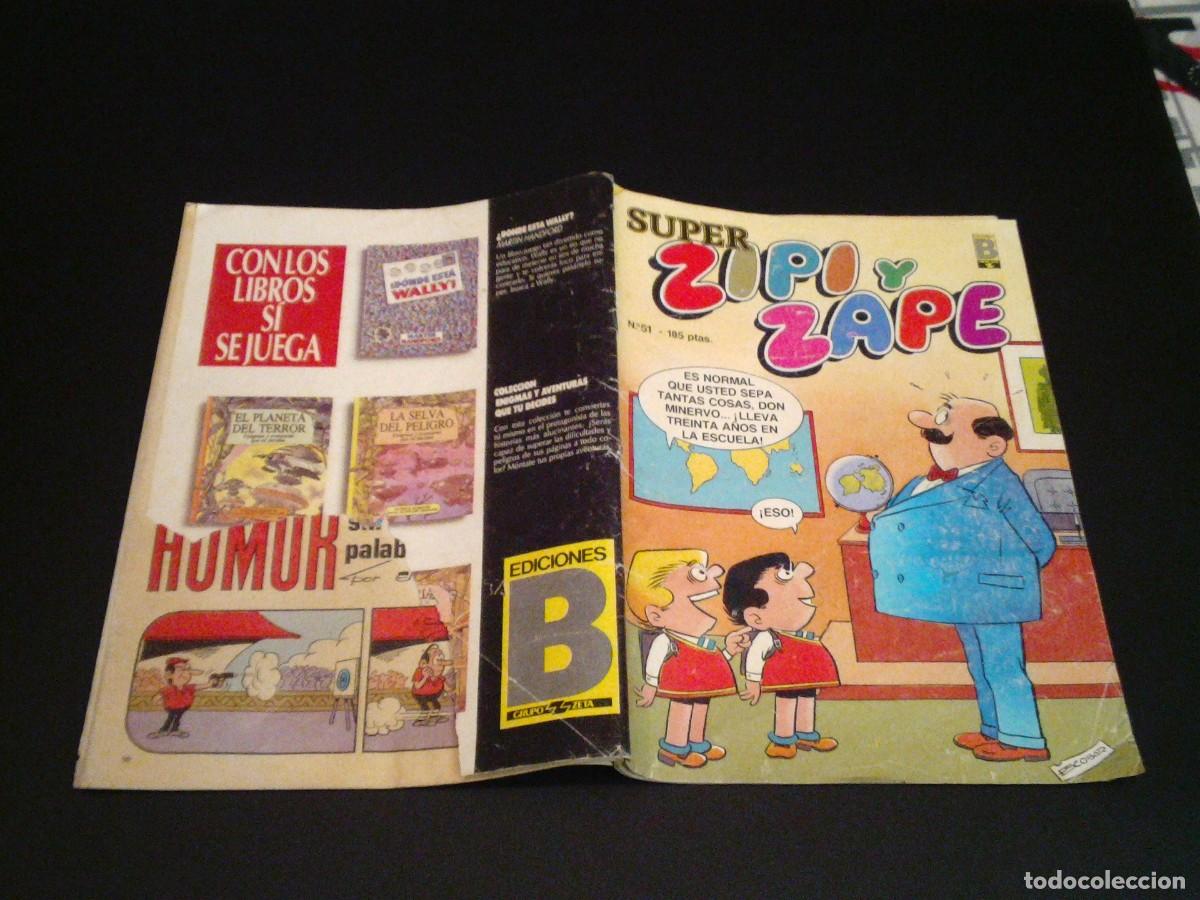 C&oacute;mics: SUPER ZIPI Y ZAPE - NUMERO 51 - EDICIONES B - GORBAUD - CJ 201 - Foto 2