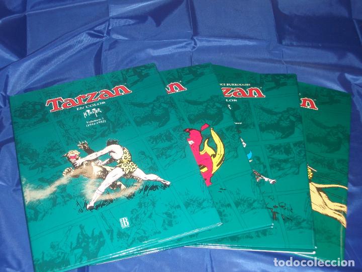 C&oacute;mics: TARZAN EN COLOR COMLETA 4 TOMOS MUY BUEN ESTADO cpb - Foto 1