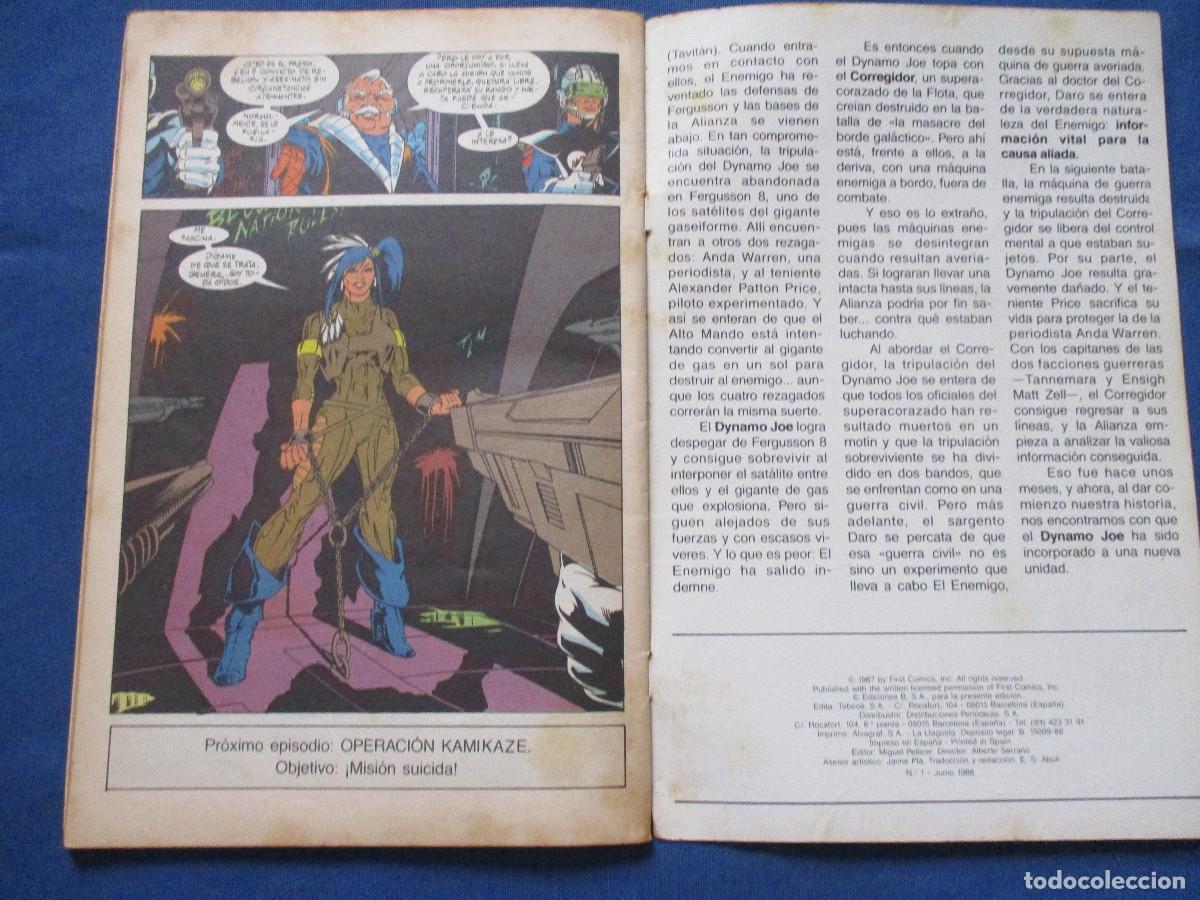 C&oacute;mics: FIRST COMICS / DYNAMO JOE N.&ordm; 1 &middot; TEBEOS S.A. 1988 EDICIONES B - Foto 7