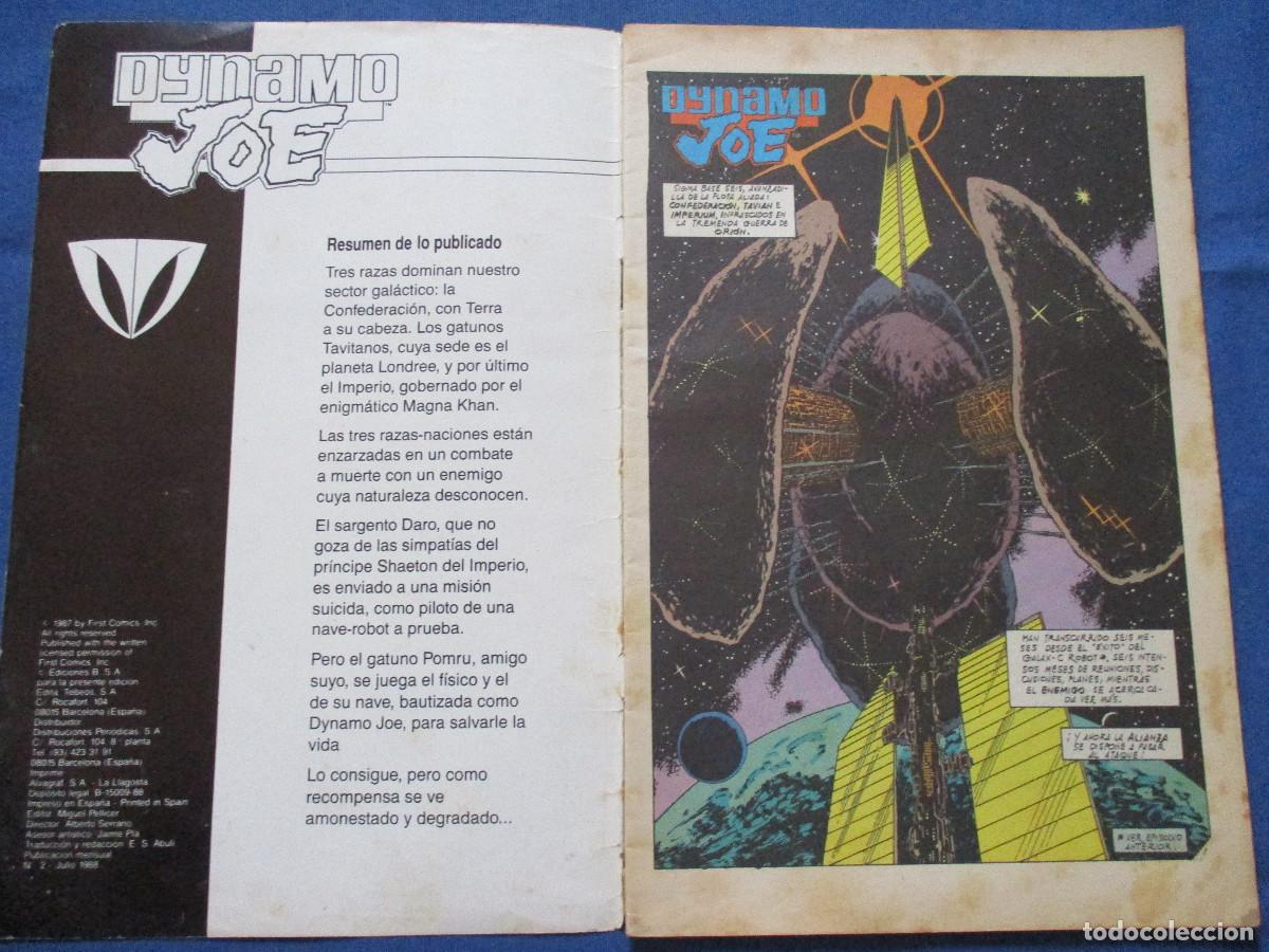 C&oacute;mics: FIRST COMICS / DYNAMO JOE N.&ordm; 2 &middot; TEBEOS S.A. 1988 EDICIONES B - Foto 4
