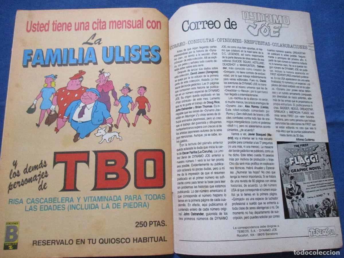 C&oacute;mics: FIRST COMICS / DYNAMO JOE N.&ordm; 5 &middot; TEBEOS S.A. 1988 EDICIONES B - Foto 7