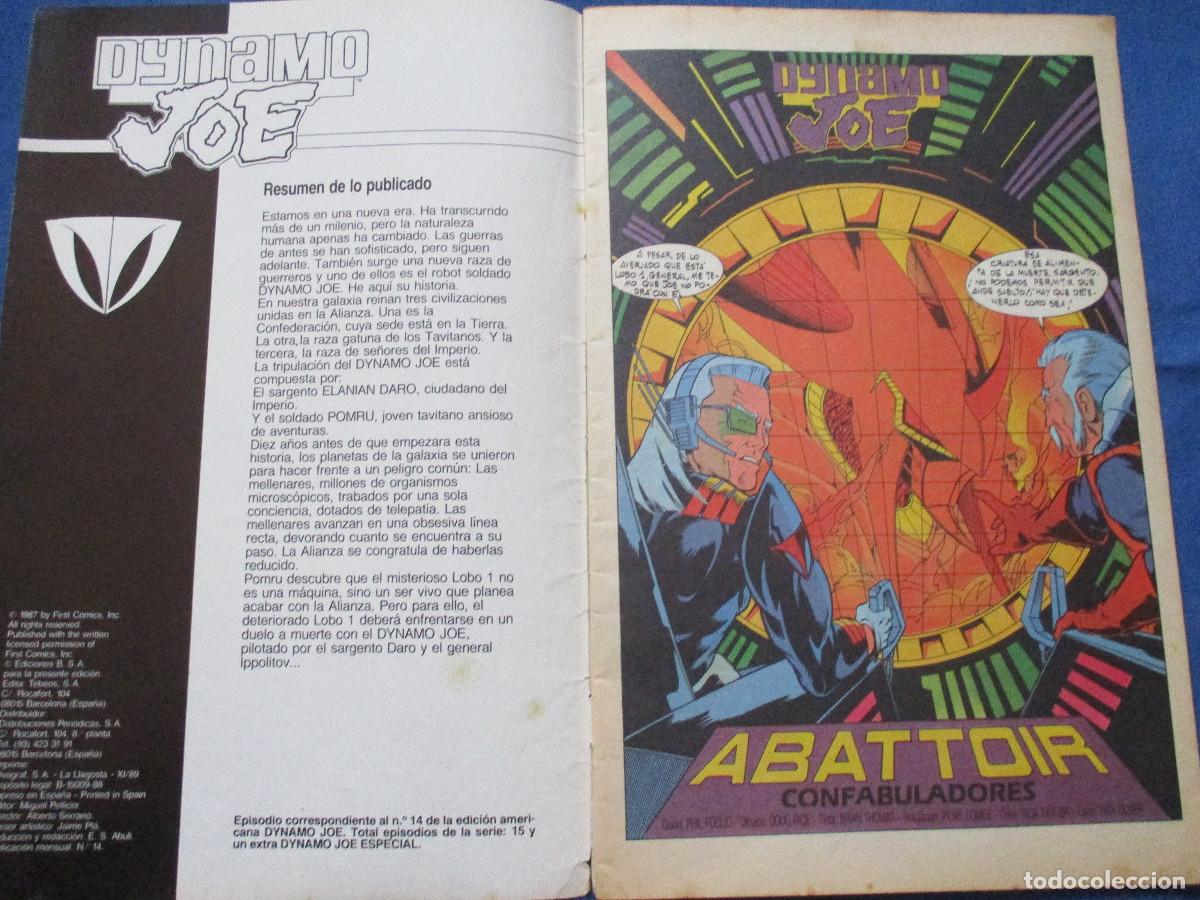 C&oacute;mics: FIRST COMICS / DYNAMO JOE N.&ordm; 14 &middot; TEBEOS S.A. 1988 EDICIONES B - Foto 3