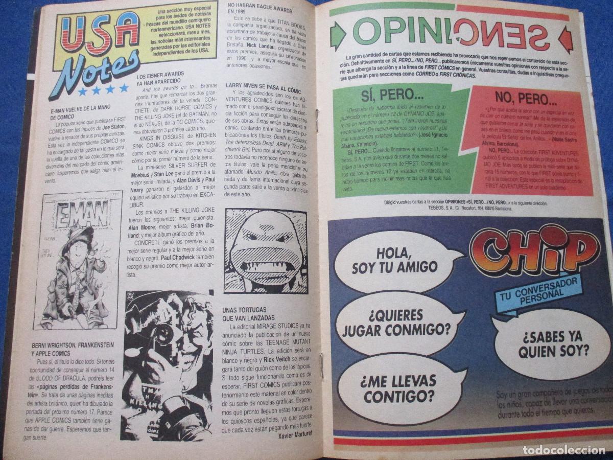 C&oacute;mics: FIRST COMICS / DYNAMO JOE N.&ordm; 14 &middot; TEBEOS S.A. 1988 EDICIONES B - Foto 5