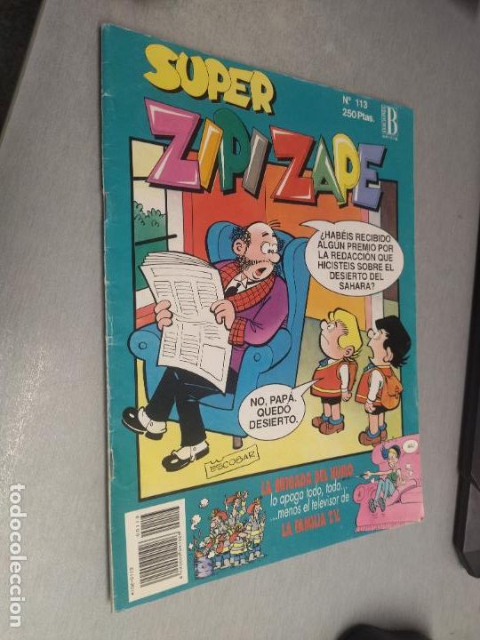 C&oacute;mics: S&Uacute;PER ZIPI Y ZAPE N&ordm; 113 / EDICIONES B - Foto 1