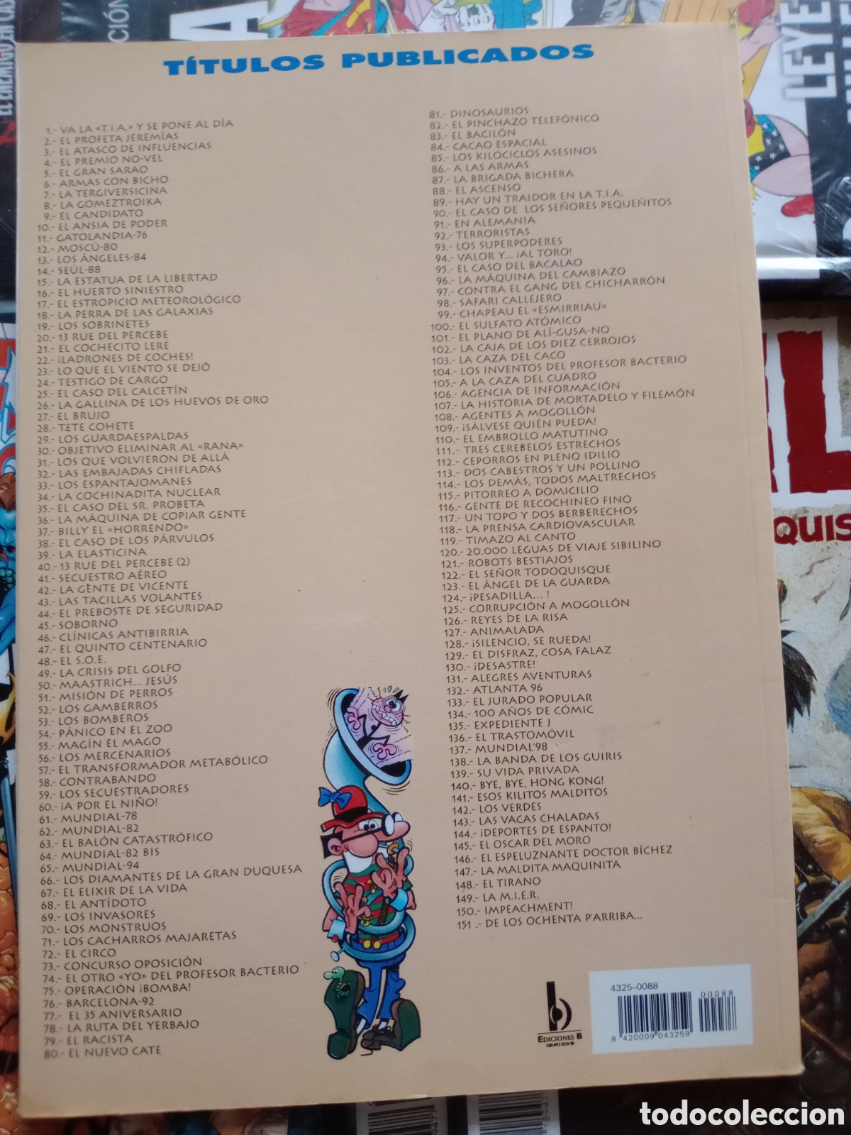 C&oacute;mics: Colecci&oacute;n Ol&eacute; Mortadelo y Filem&oacute;n 88 cj91 - Foto 2