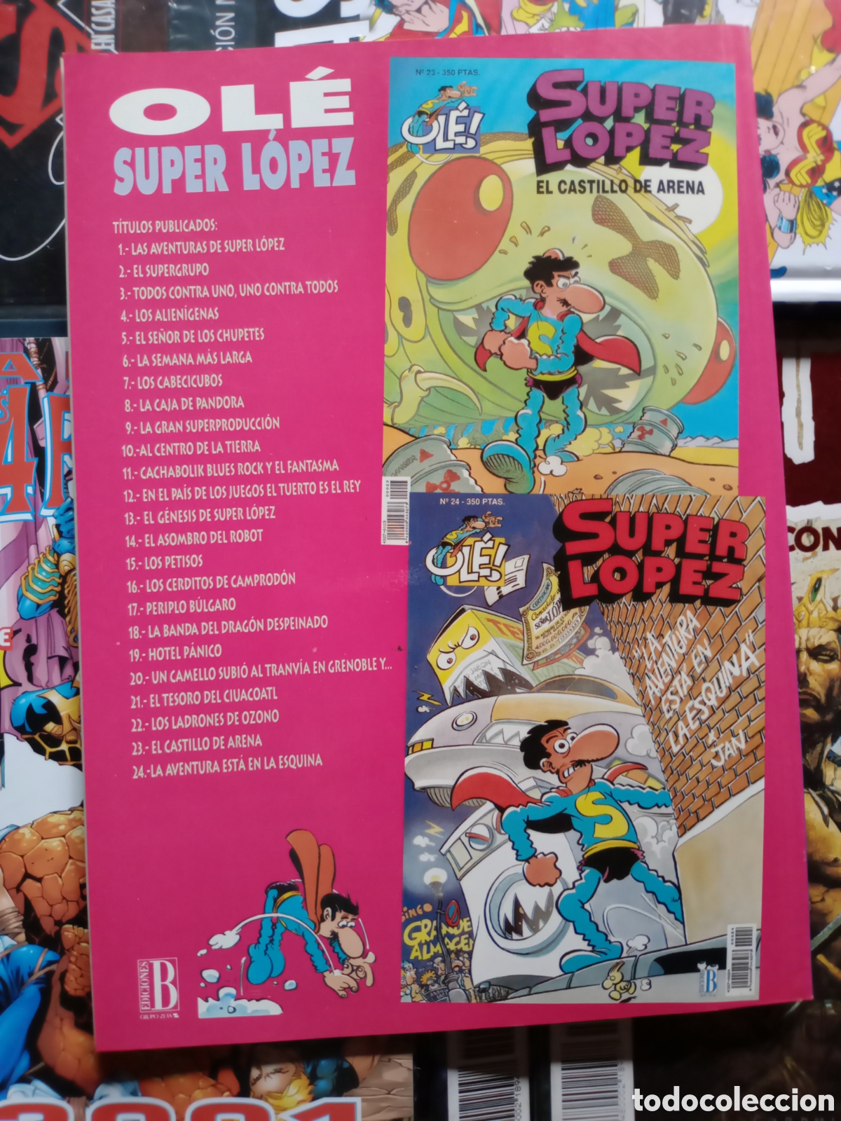 C&oacute;mics: Colecci&oacute;n Ol&eacute; Super L&oacute;pez 14 Primera edici&oacute;n cj91 - Foto 2