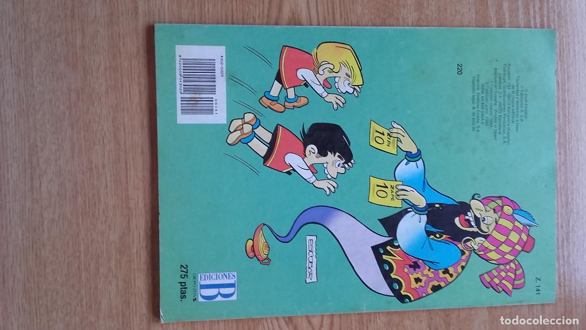 C&oacute;mics: ZIPI Y ZAPE CON CARPANTA - N&ordm; Z. 141 - EDICIONES B - Foto 2