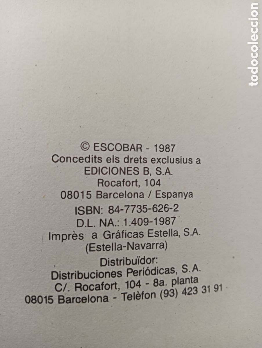 C&oacute;mics: Comic Zipi i Zape - Detectius en acci&oacute; N&deg;6 - 1987 Ediciones B - Escobar - Foto 3