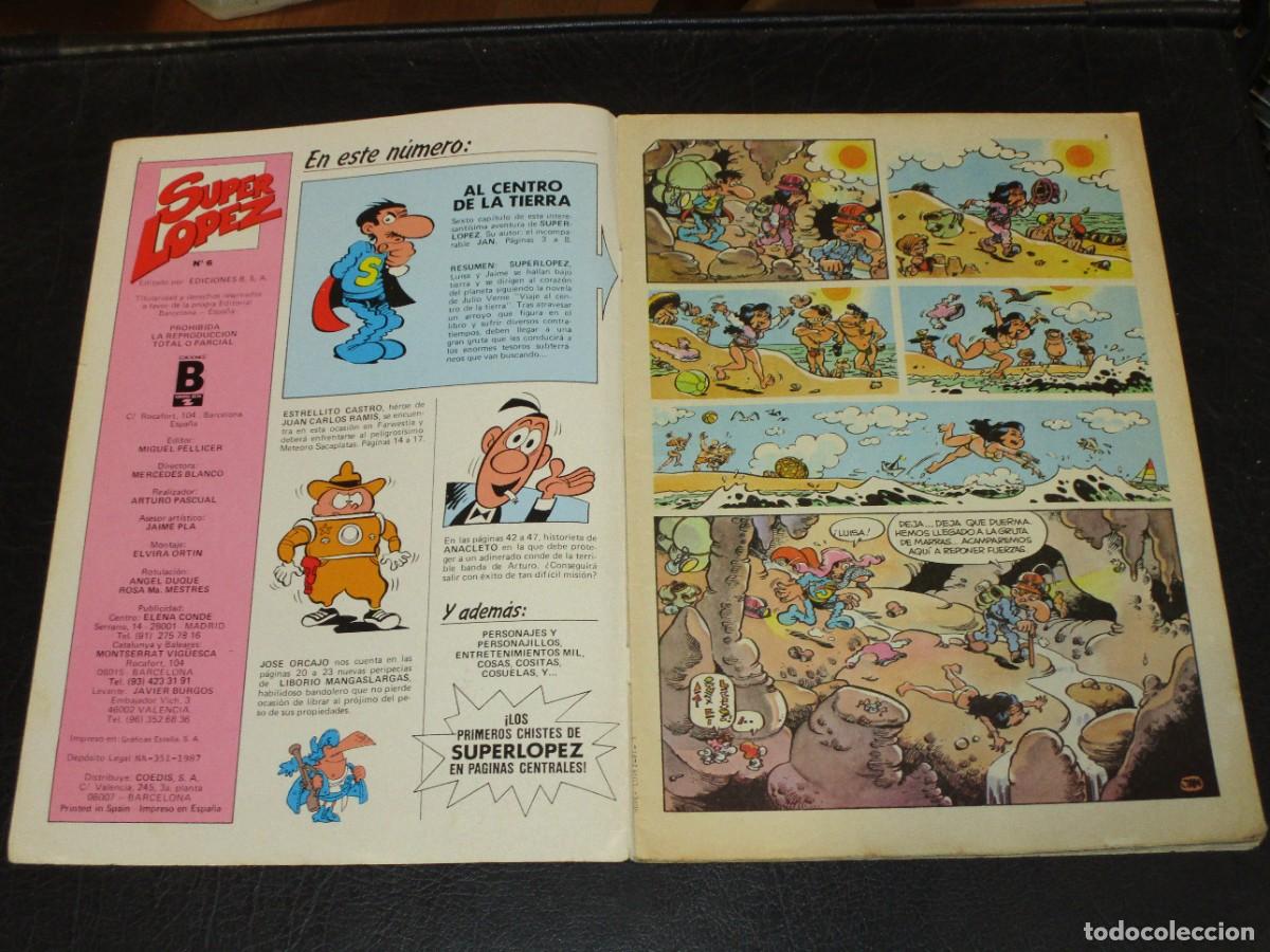 C&oacute;mics: SUPERL&Oacute;PEZ. N&ordm; 6. - Ediciones B, 1987 - Foto 3